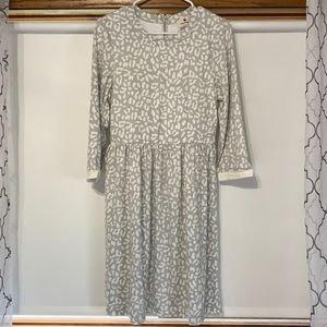 Super soft leopard 3/4 sleeve dress
